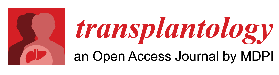 Transplantology (ISSN 2673-3943) is an international peer-reviewed open access journal that publishes findings on all areas of experimental and clinical transplantation. The journal is published quarterly online by MDPI </br>
• Open Access—free to download, share, and reuse content. Authors receive recognition for their contribution when the paper is reused.</br>
• Rapid Publication: manuscripts are peer-reviewed and a first decision provided to authors approximately 13.4 days after subm